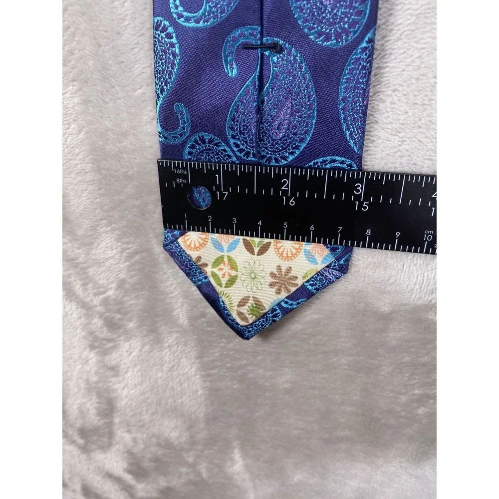 Ted Baker London Tie Men's Blue Paisley Silk